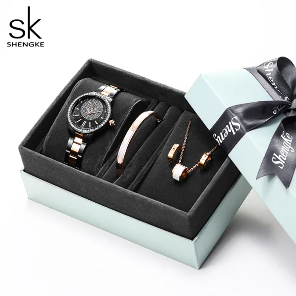 Watch and jewelry gift set